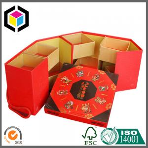 China Matte Red Color Printing Gift Packaging Box for Food; Luxury Paper Gift Box on sale