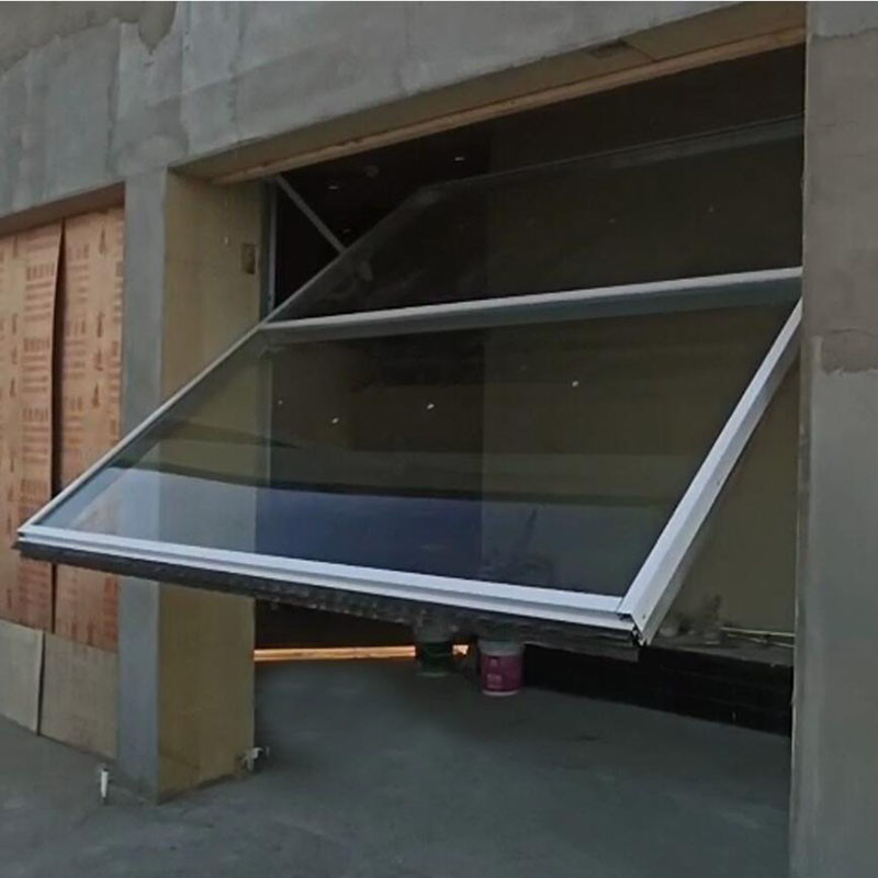 Buy cheap Counterweight Balancing System Glaze Glazed Glass Doors Constructed Tilt Over product