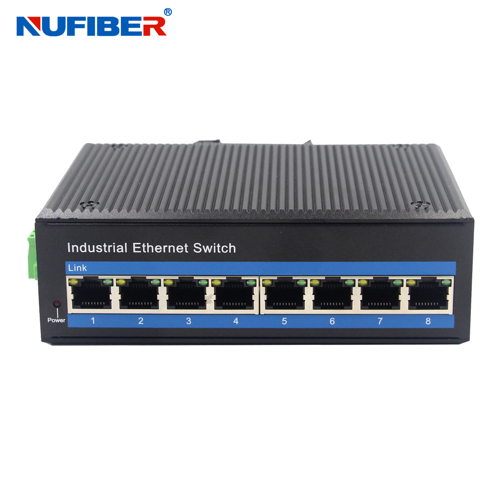 Buy cheap 8 Port Rj45 UTP Unmanaged Industrial Switch 10Mbps 100Mbps Auto Negotiation from wholesalers