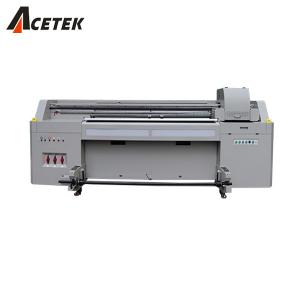 Buy cheap 2.5m UV Inkjet Flatbed Printer 4 Colors For Rigid And Soft Material product