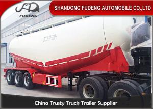 China 50 m³ Bulk Cement Tanker Trailer Single Compartment Dimension 11.5m × 2.5m × 4.0m on sale