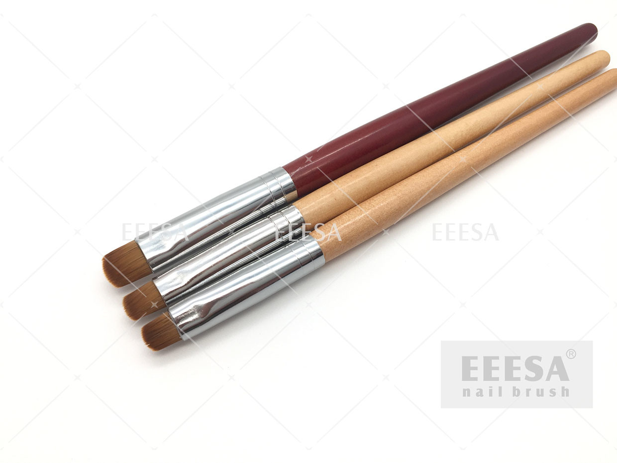 Buy cheap Mixture Kolinsky Sable Brushes Brass Ferrule No Deformation For French Nail product