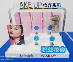 Buy cheap Customized 18mm Acrylic Makeup Display Stand With Plexiglass Lucite Material product