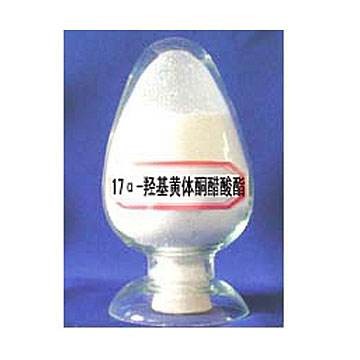 Buy cheap Powdery Pharmaceutical Intermediates , CAS NO.302-23-8 17α-Hydroxyprogesterone Acetate product