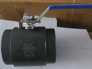 Buy cheap RPTFE Seat Floating Forged Steel Ball Valve A105N F304 F316 LF2 API 608 FB product