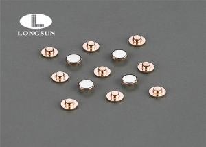 China AgCdO Silver Plated Electrical Contacts / Silver Cadmium Oxide Contacts For Relays on sale