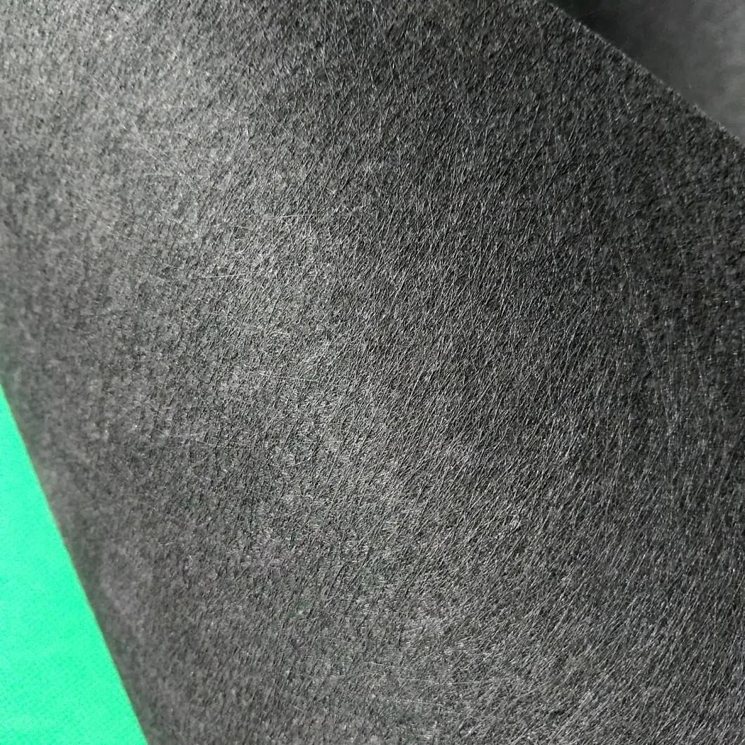 Buy cheap 45g Non Woven fire resistant black color Fiberglass veil used For Acoustic Ceiling Panel product