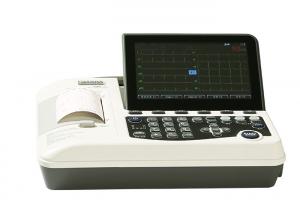 Buy cheap ISO9001 ISO13485 Certificate 6 Lead Portable ECG Machine Basic Version product
