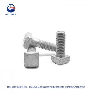Buy cheap Square MB 11.5KN Galvanized Bolts And Nuts product