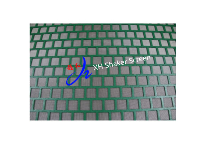 China 1050*697mm 2000/48-30 Flat Shale Shaker Screen For Hp Drilling Rig for sale