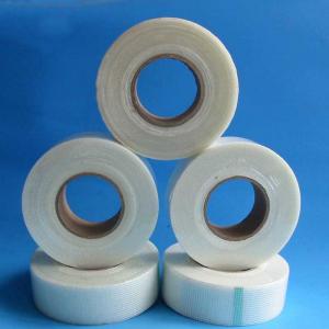 Buy cheap 9x9 65g/M2 Fiberglass Self Adhesive Tape For Wall Gap Jointing product