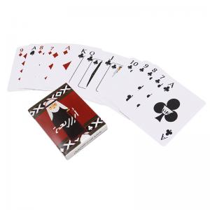 China Cartoon Waterproof Plastic Playing Cards 54pcs With Normal Tuck Box Lamination on sale