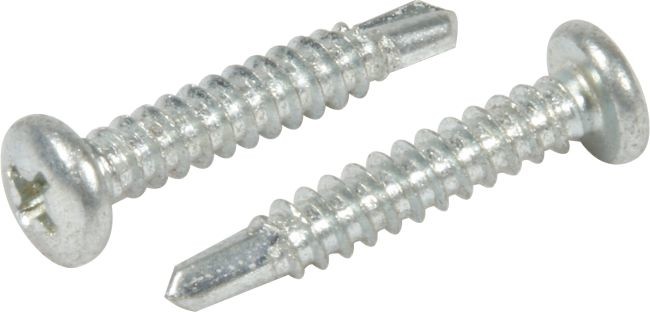 Buy cheap White Galvanized Self Tapping Screws Cross Socket Iron Material ISO9001 Certificated product