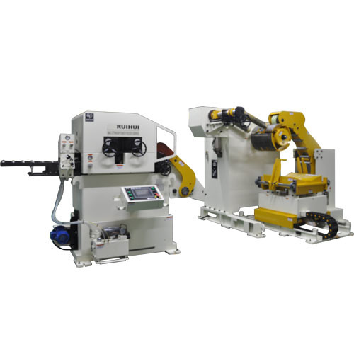 Buy cheap Thin Roll Stamping Die Disc Horizontal Coil Feeder Straightener Automatic Punching Machine product
