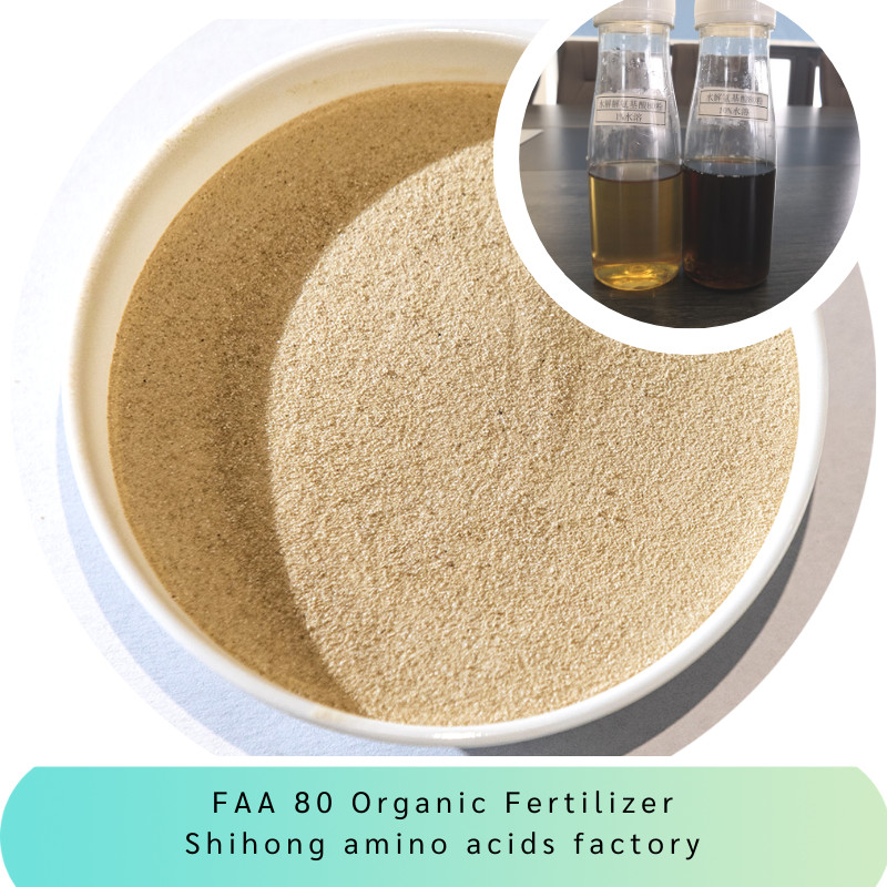 Buy cheap Faa 80 Organic Fertilizer Free Amino Acid Powder 75%-78% Hcl Hydrolysate 13-0-0 from wholesalers