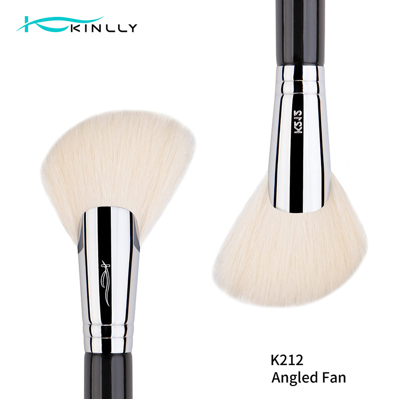 Buy cheap Large Powder Fan Individual Makeup Brushes With Natural Hair Goat Hair product