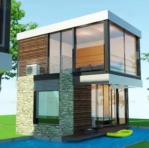 Buy cheap 2 Storey Steel House Container Furnished Apartment Hotel Villa For Holiday product