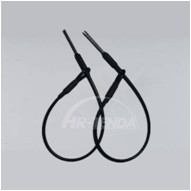 Buy cheap Loop Lanyard EAS Hard Tag ABS Plastic Material RF Dual / Mono System Black Color product