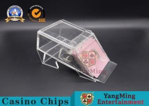 Buy cheap 750g Transparent Acrylic Custom Licensing Shoe For Baccarat Gaming Table product