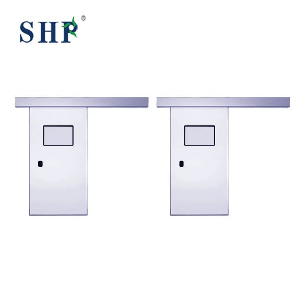 Industrial Cleanroom Sliding Door Airlock Door Auto Environmentally Friendly