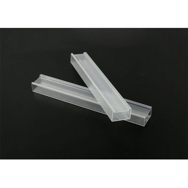 ABS U Channel Cable Trunking System Clear Square Packing Tube