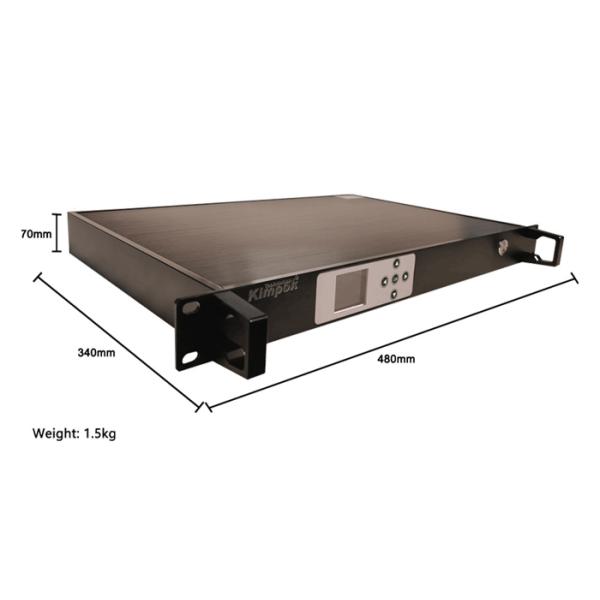 UHF VHF Radio COFDM Wireless Video Receiver for HD Video Transmitter