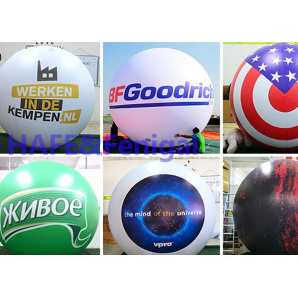 Inflatable Moon Balloon Light Exhibition Event Advertising LED 400w 36000 Lm