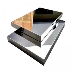 Buy cheap 30MM Aluminum Honeycomb Sandwich Panel Ceiling 10K Mirror PVD Coating Hairline Brushed SS product