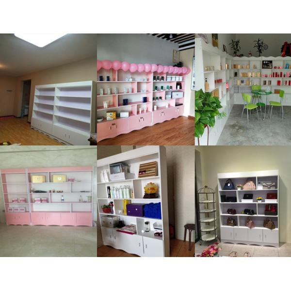Multi Functional Cosmetic Store Furniture / Cosmetic Showroom Interior Design Easy Clean