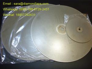 8 Coated Diamond Flat Lap Disc with Grit 320 1mm thickness for glass working
