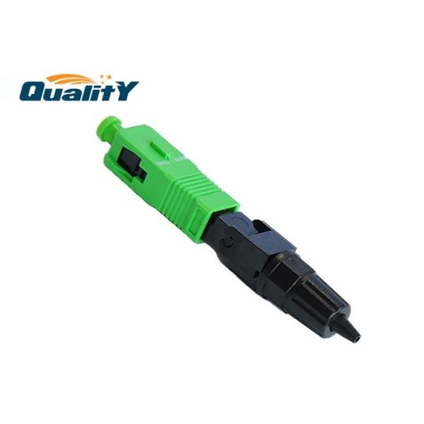QSC60K1-APC-0.9 Mountable Fiber Optic Fast Connector With Ceramic Ferrule / SC APC Fast Connector