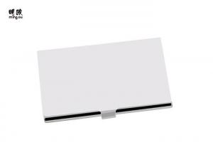 Buy cheap High End Stainless Steel Business Card Case , Solid Silver Business Card Holder Engraved product