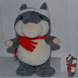 China Recording & repeating & walking Plush Toys cute hampster toys on sale