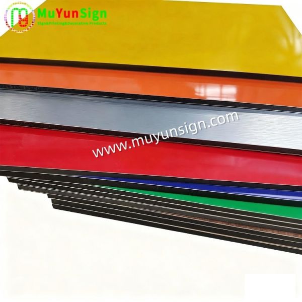 Durable Aluminum Composite Panel with 3mm and 4mm Thickness Featuring Two Aluminum Skins and a Lightweight PE Core for Facade Applications