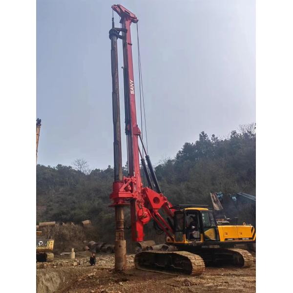 Shacman SR150 Refurbished Rotary Drill Rig Second Hand Borewell Machine 18432mm