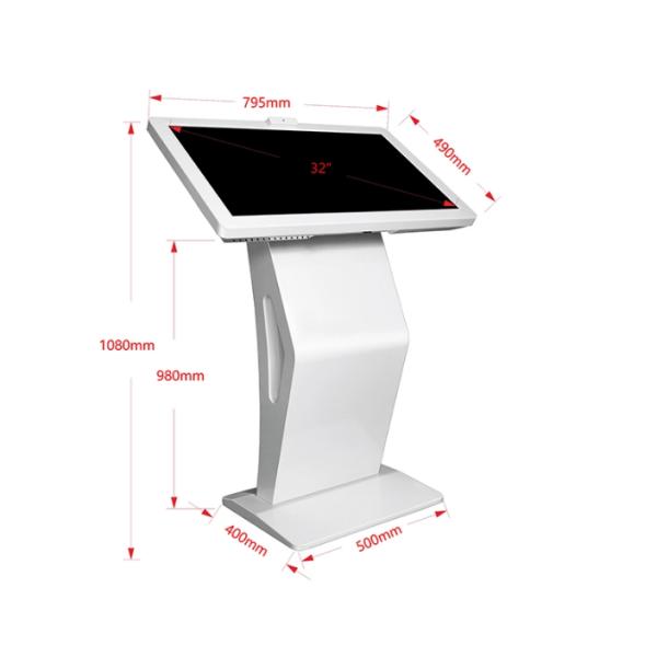 K Shape Digital Signage LCD Display , Full HD Interactive Digital Display