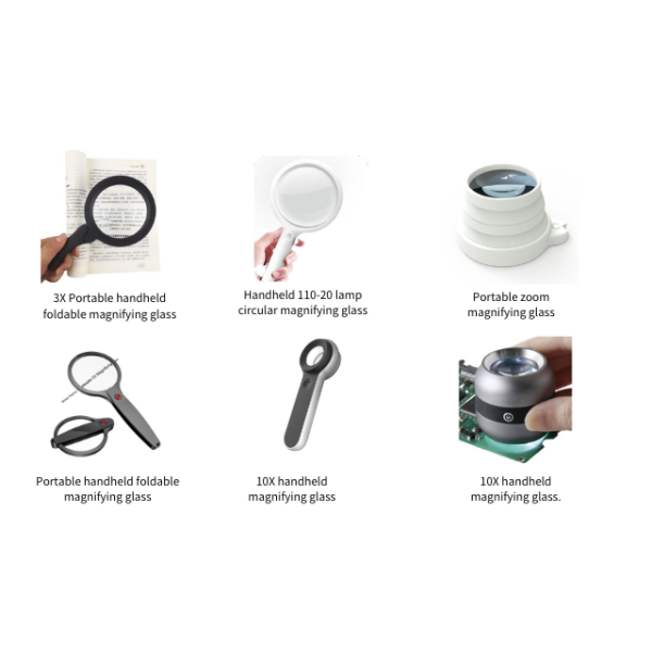 Adjustable Large Light Magnifier Multi-Angle Floor Standing with Height Adjustment for Home and Office Multiple Scenarios