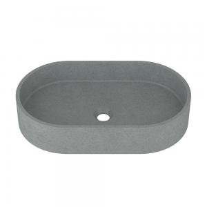 Buy cheap Mottled Bluish Gray Pop Up Art Concrete Wash Basin For Home Decoration Drainage Bathroom Sinks product
