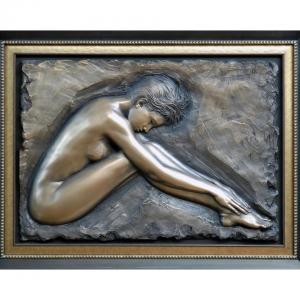 Buy cheap Home Decoration Bronze Relief Sculpture 70cm Female Nude Sculptures product