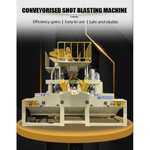 PLC Shot Blast Cleaning Machine Shot Peening Metal Rust Surface Cleaning