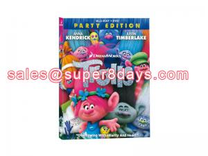 Buy cheap Wholesale TROLLS Blu-ray DVD Movies Cartoon Blue Ray DVD New Released product