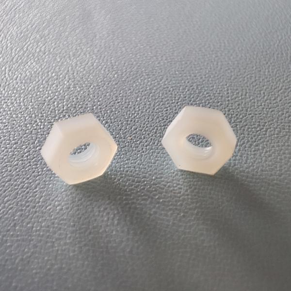 PEEK Plastic Hardware Products PTFE PP PPS PVC Nylon M4 Hexagon Nut