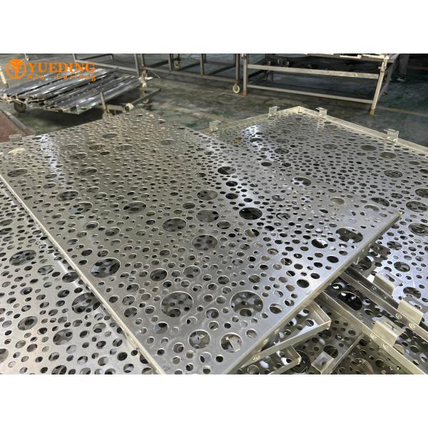 Hotel Fluorocarbon Aluminum Wall Panels 2.5mm Thick For Typhoon Resistance