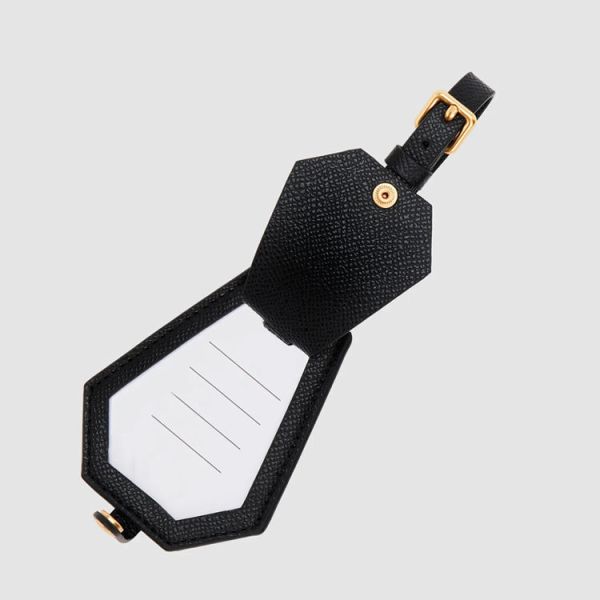 Fashionable PU Leather Suitcase Bag Luggage Label Tag Custom Branded Daily Travel Use