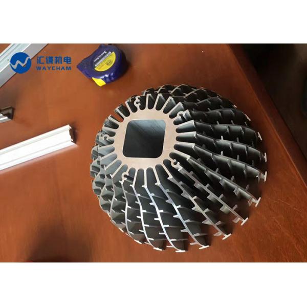 200W Audio Amplifier Extruded Aluminum Heat Sink Multiple Fin Design