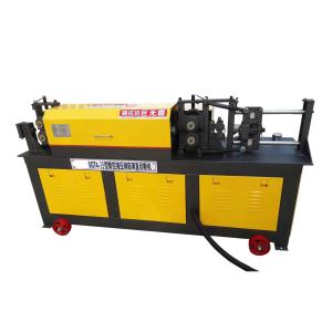 Automatic Scrap Rebar Straightening Machine , 7.5kw Rebar Straightening Cutting Machine