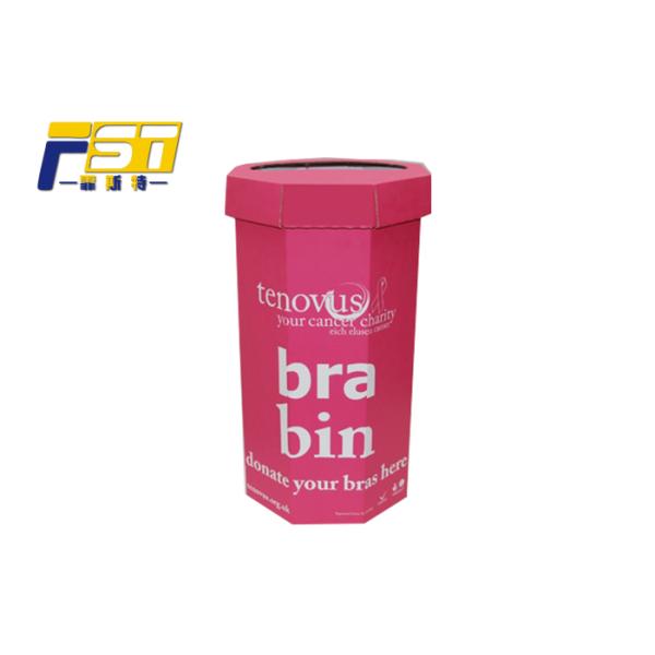 High End Customized Corrugated Dump Bin Display Green Environmental Protection