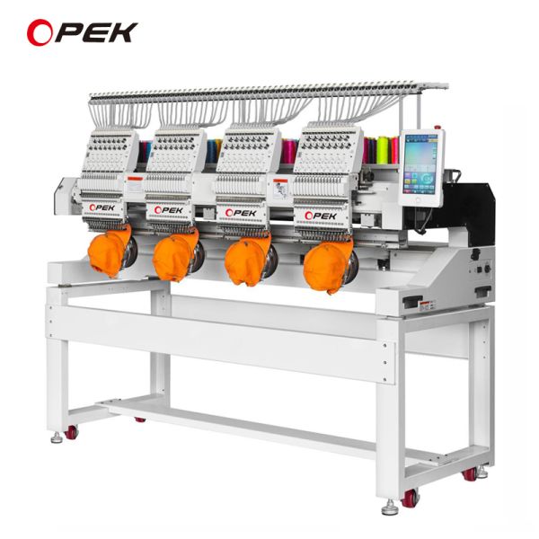 Three-in-one Function 1200 Rpm High Speed Computer Embroidery Machine 4 Head 15 Needles Industry