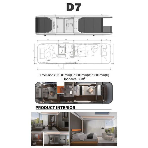 Quick-Install Heat-Insulated Anti-Rust Prefab Container House for Tropical Climates