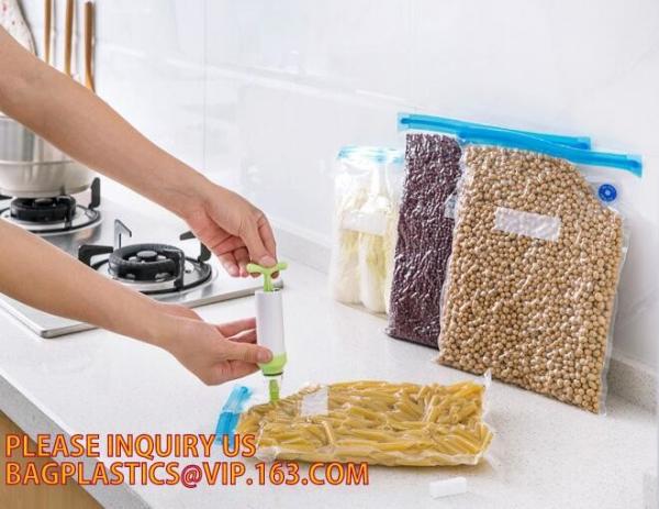 Food Saver Vacuum Storage Embossed Vacuum Bag for Keep Food Fresh, Meat Vegetable Fruit Keep Fres Kitchen Vacuum Bags Wr